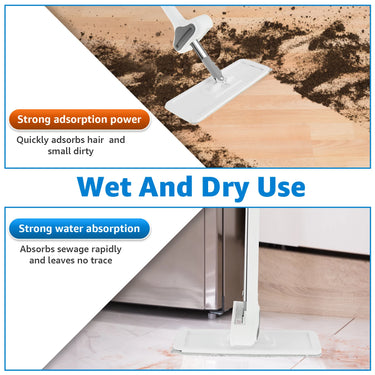 FlexiClean™ 360° Hands-Free Squeeze Mop